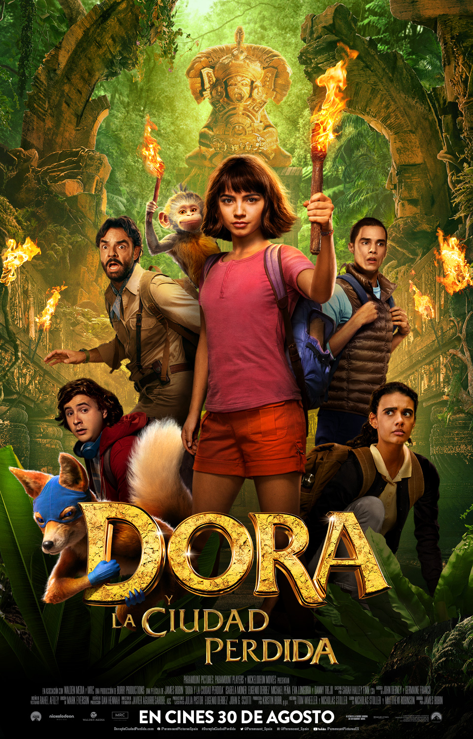 'Dora y la ciudad perdida' llega a los cines