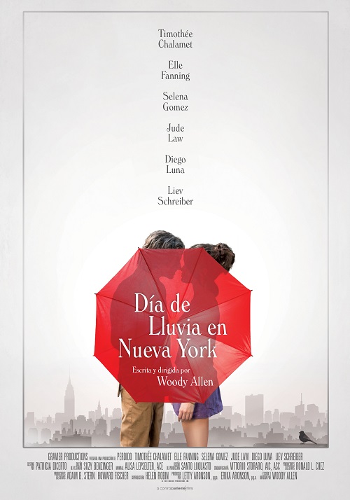 'Día de lluvia en Nueva York' cambia su fecha de estreno