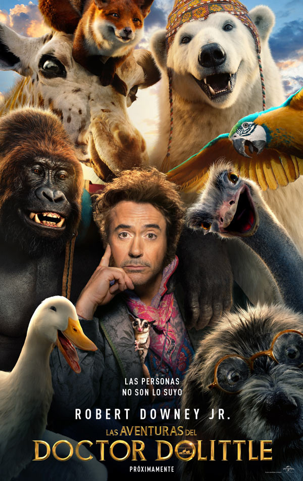 'Las Aventuras del Doctor Dolittle' llegarán el próximo 24 de enero a las carteleras