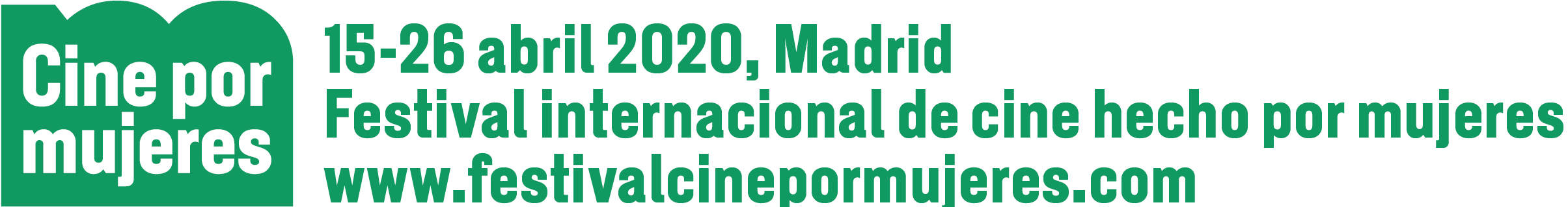 La tercera edición del Festival Cine por Mujeres se celebrará del 15 al 26 de abril de 2020