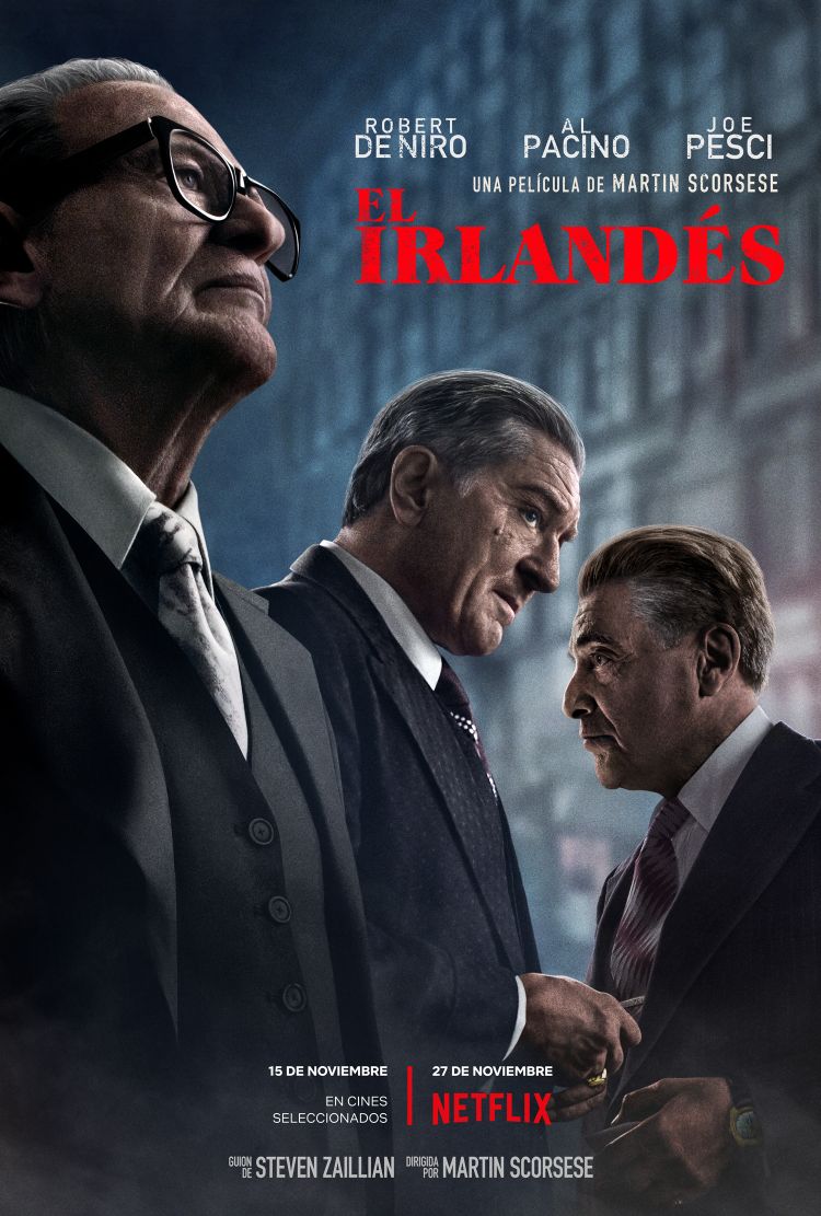 El Palacio de la Prensa proyectará 'El Irlandés', la última película de Scorsese