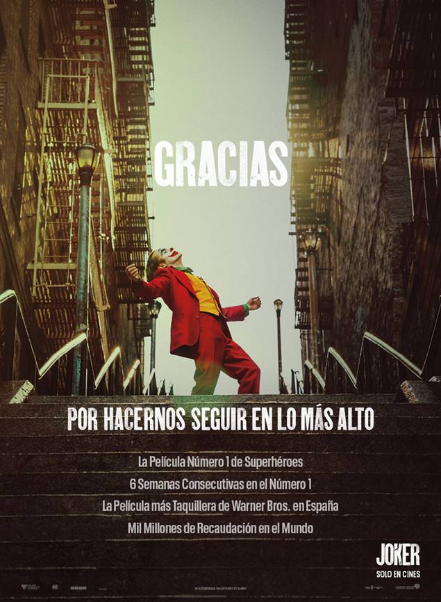 'Joker' supera a todas las películas de superhéroes