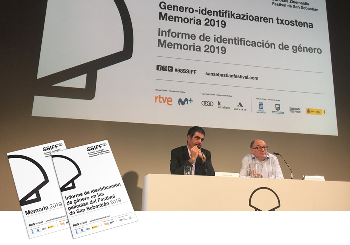El Festival de San Sebastián publica por primera vez un informe de identificación de género de las y los profesionales de las películas de su última edición