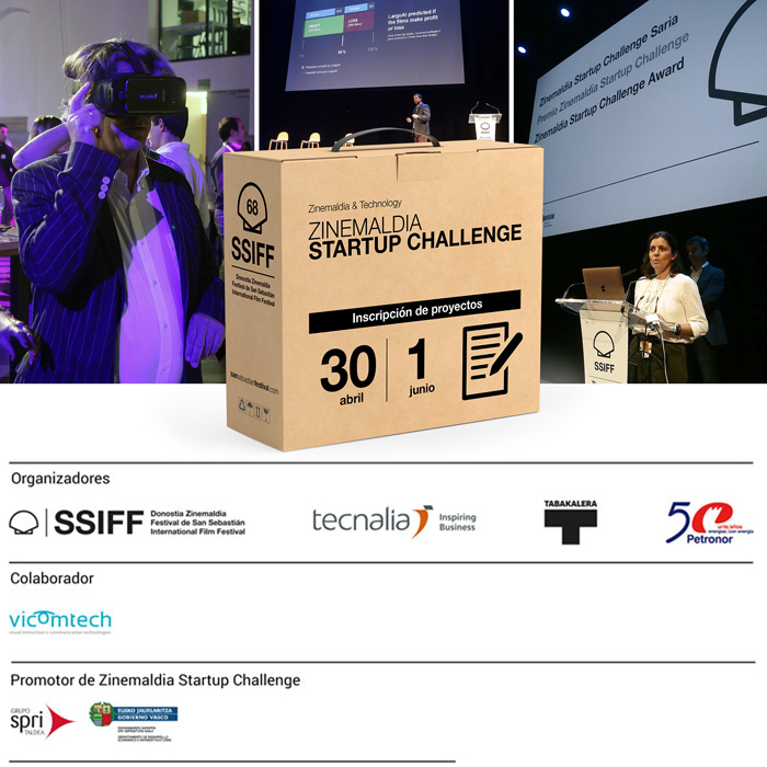 El Festival de San Sebastián abre la segunda convocatoria de Zinemaldia Startup Challenge