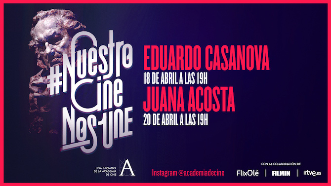 Eduardo Casanova y Juana Acosta, en #NuestroCineNosUne