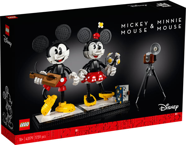Lego conquista a los cinéfilos con los emblemáticos personajes de Disney, Mickey Mouse y Minnie