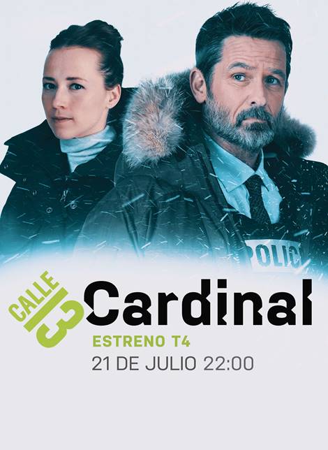 El estreno de  la cuarta temporada de 'Cardinal' llega a Calle 13 el próximo 21 de julio