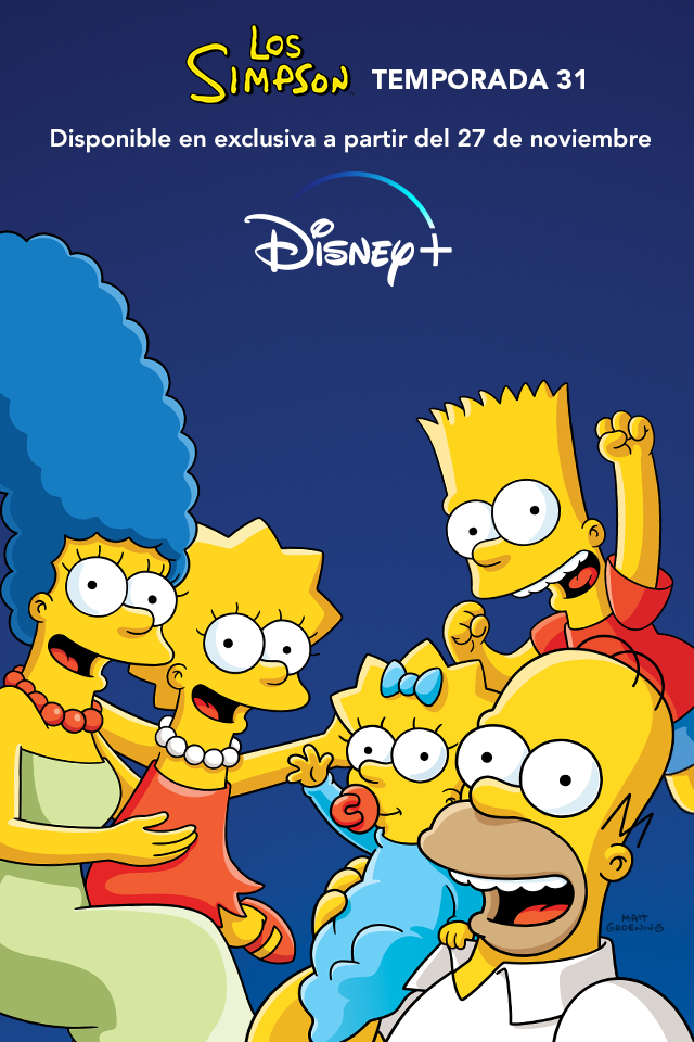 La temporada 31 de 'Los Simpson' llega el 27 de noviembre a Disney +