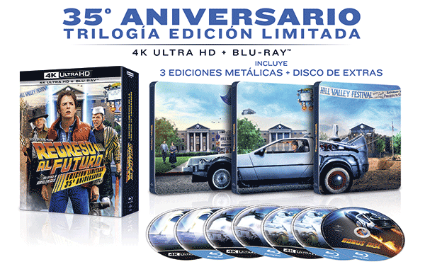 'Regreso al Futuro' celebra su 35º aniversario con el lanzamiento de la trilogía en 4K UHD