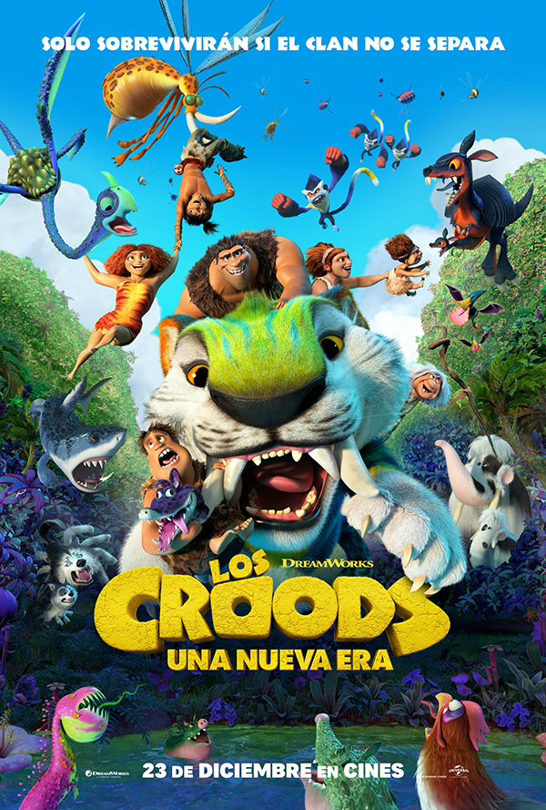 'Los Croods: una nueva era', número 1 en cines