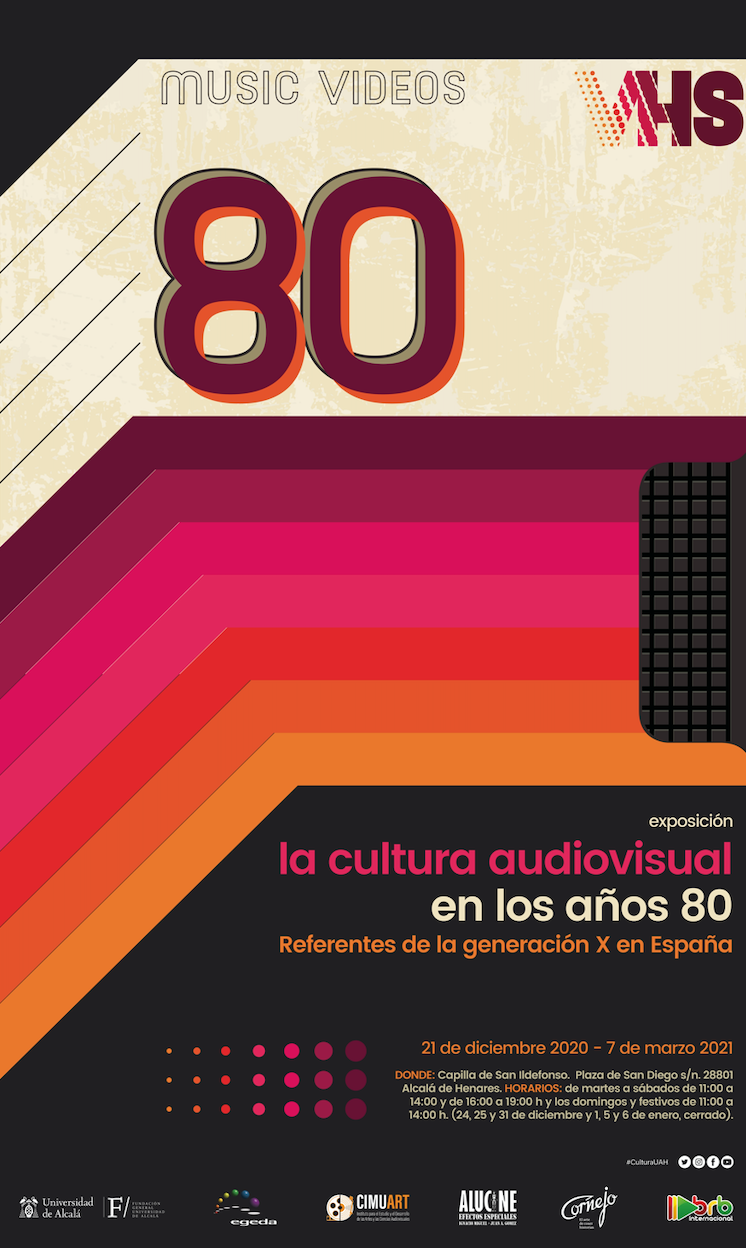La exposición 'La cultura audiovisual en los años 80. Referentes de la Generación X en España' a partir del 21 de diciembre en la Universidad de Alcalá