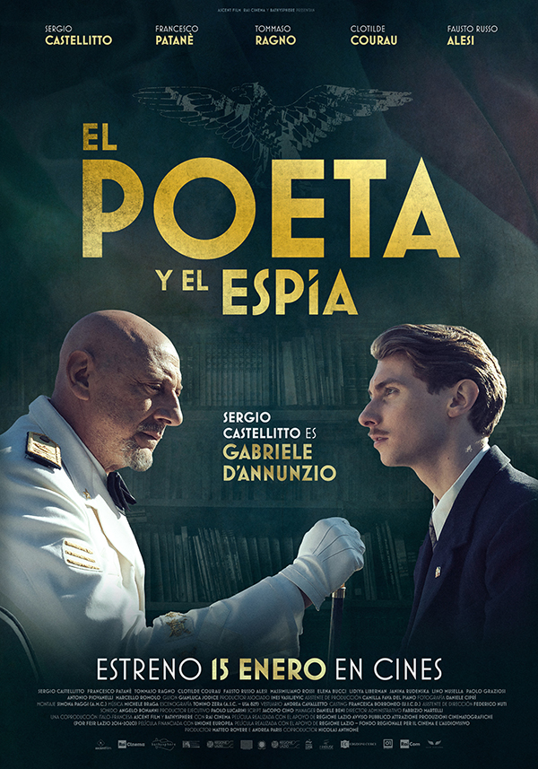 'El Poeta y el Espía', con Sergio Castellitto, se estrena el próximo 15 de enero