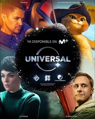 Universal + ya está disponible en Movistar +