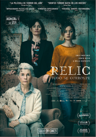 'Relic' se estrenará en cines el próximo 12 de marzo