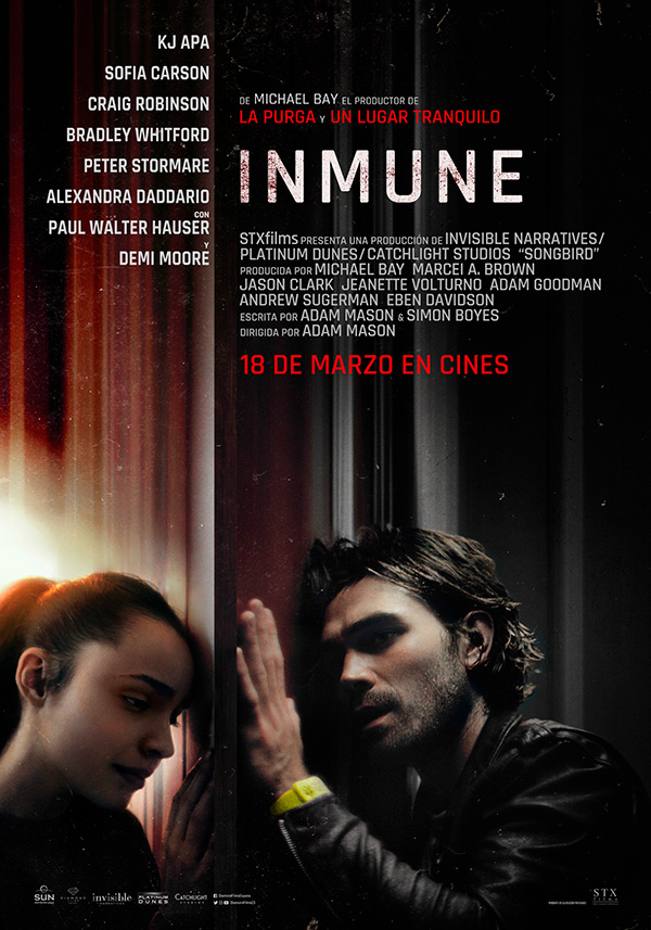 'Inmune', producida por Michael Bay, ya en cines