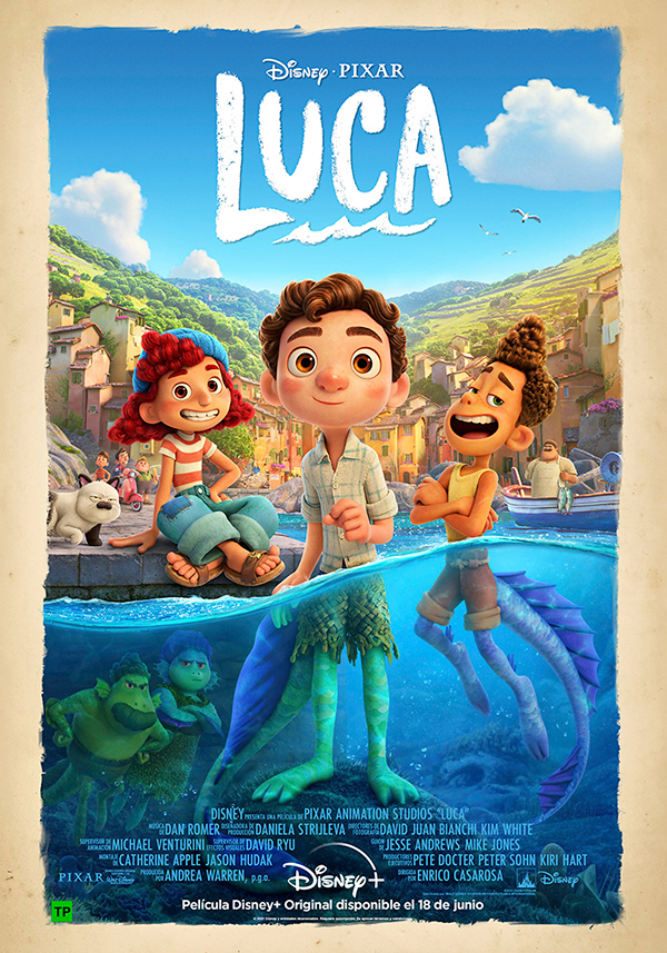 'Luca', la nueva película de Disney Pixar, llega también a los hospitales infantiles de España y Portugal el próximo 18 de junio