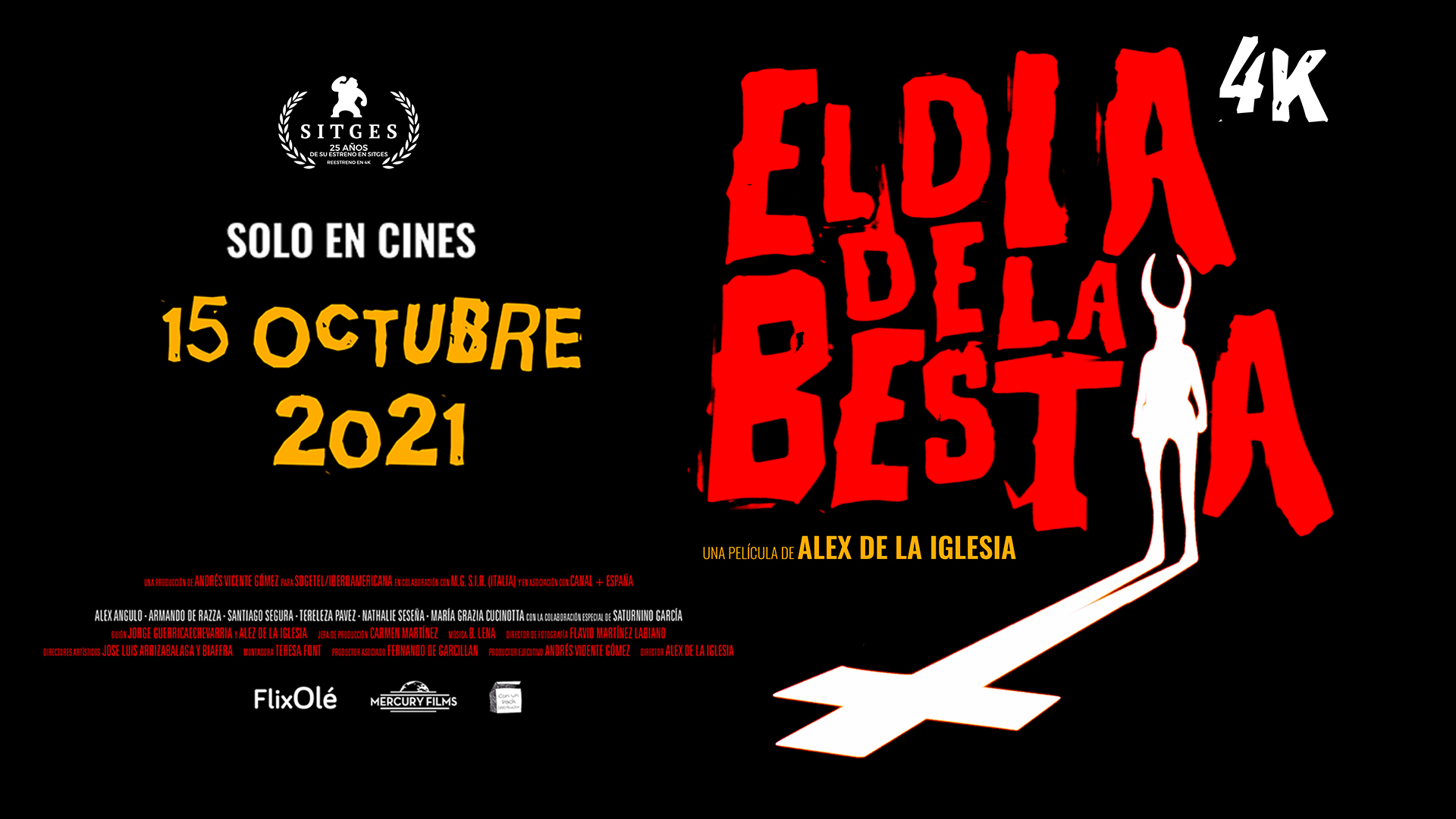 'El día de la Bestia' vuelve a los cines en 4K