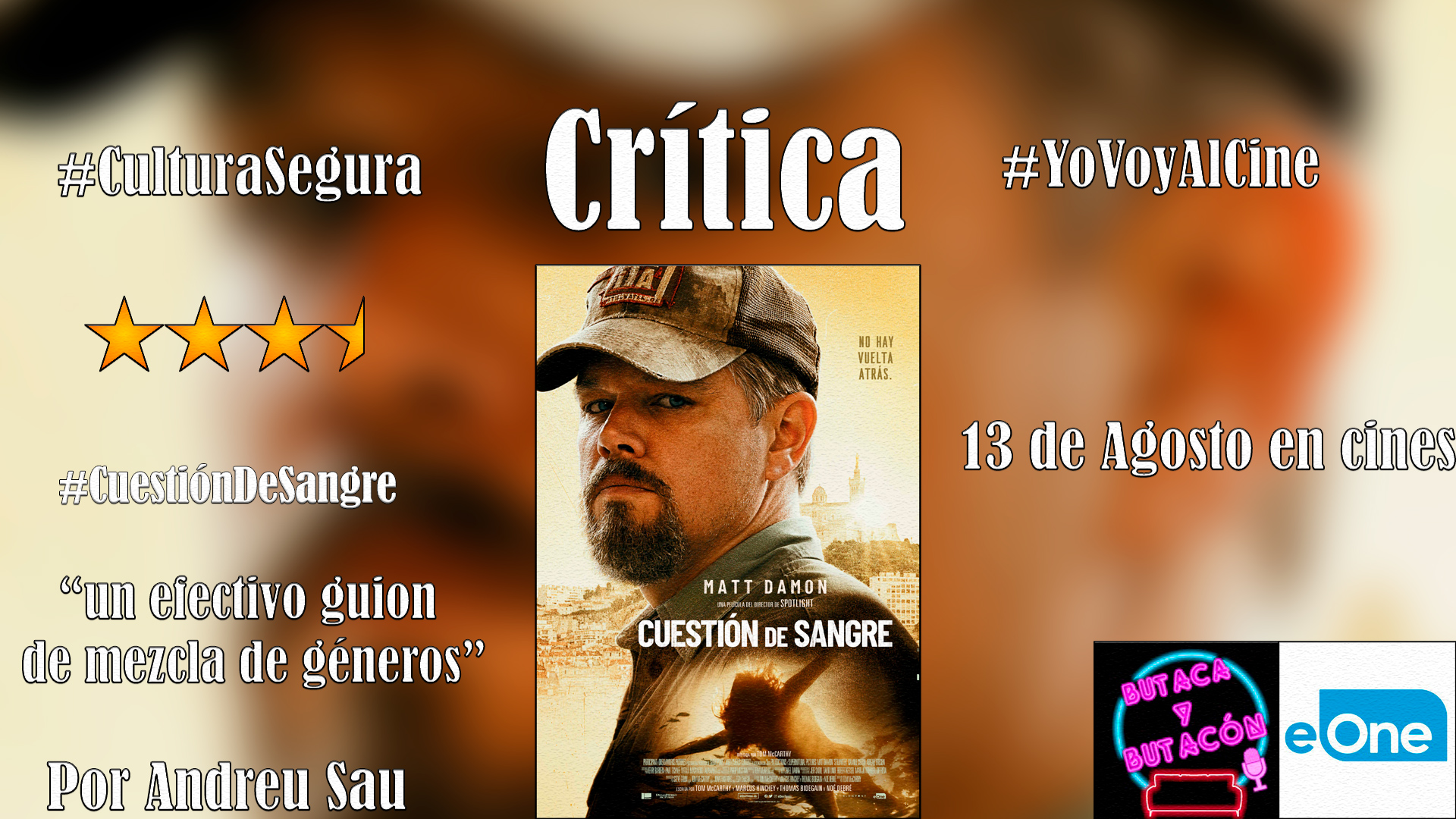 'Cuestión de sangre': un interesante, aunque irregular thriller, en el que Matt Damon brilla en un papel que le viene como anillo al dedo