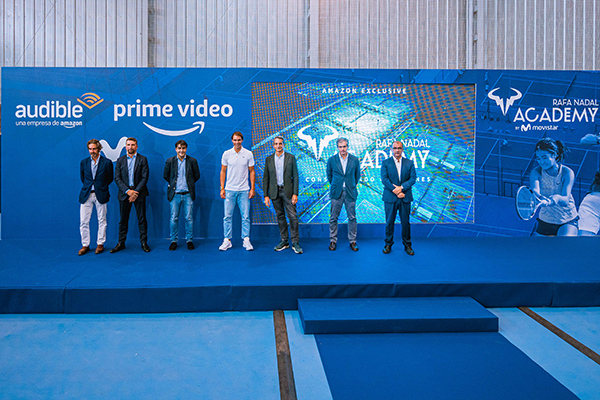 Amazon Prime Video y Audible han presentado hoy la nueva docuserie y el nuevo podcast 'Rafa Nadal Academy'