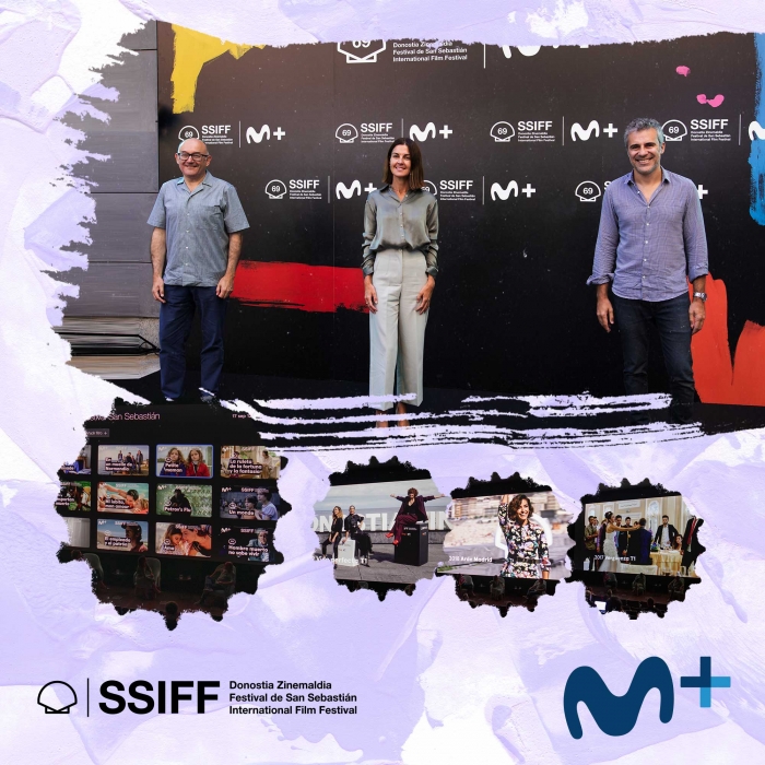 Movistar+ y el Festival de San Sebastián presentan la Sala Virtual Zinemaldia Movistar+ como parte de su nueva alianza editorial