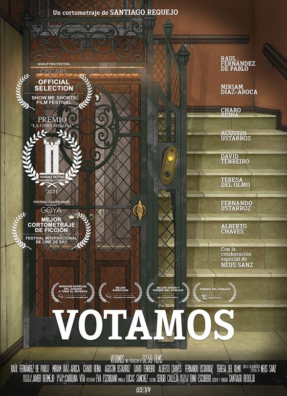 El cortometraje 'Votamos' de Santiago Requejo, preseleccionado para los Premios Goya