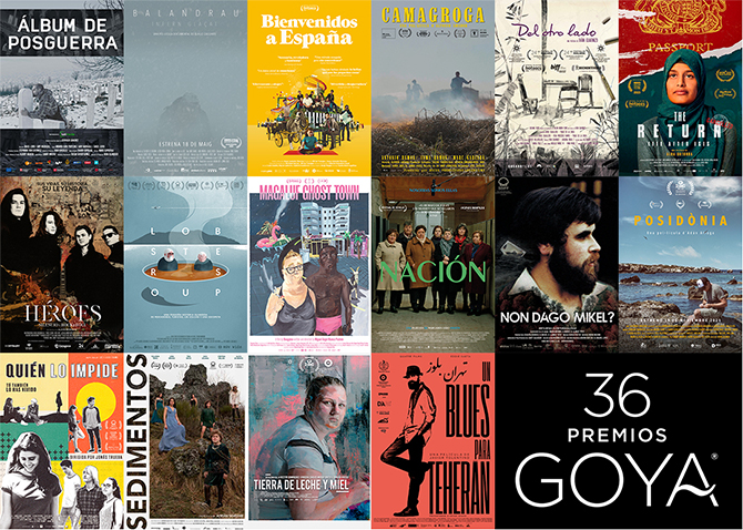 La Academia anuncia los títulos preseleccionados para el Goya a la Mejor Película Documental