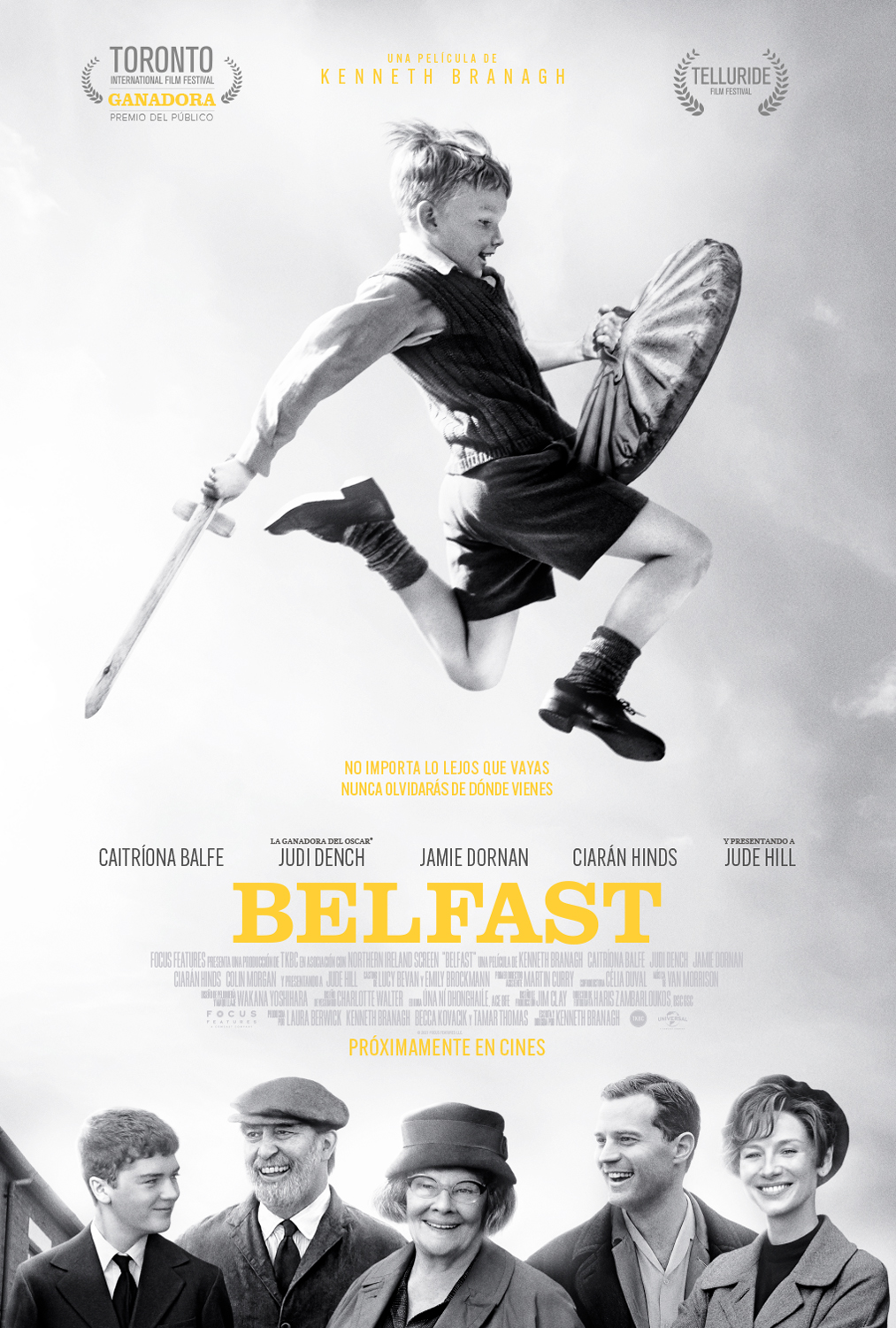 'Belfast', de Kenneth Branagh, ya disponible el tráiler en español