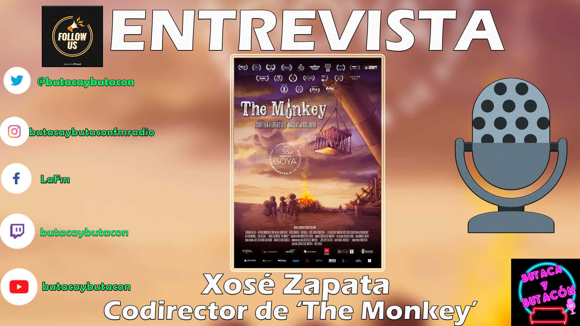 Café con Candidatos: Xosé Zapata, codirector de 'The Monkey'