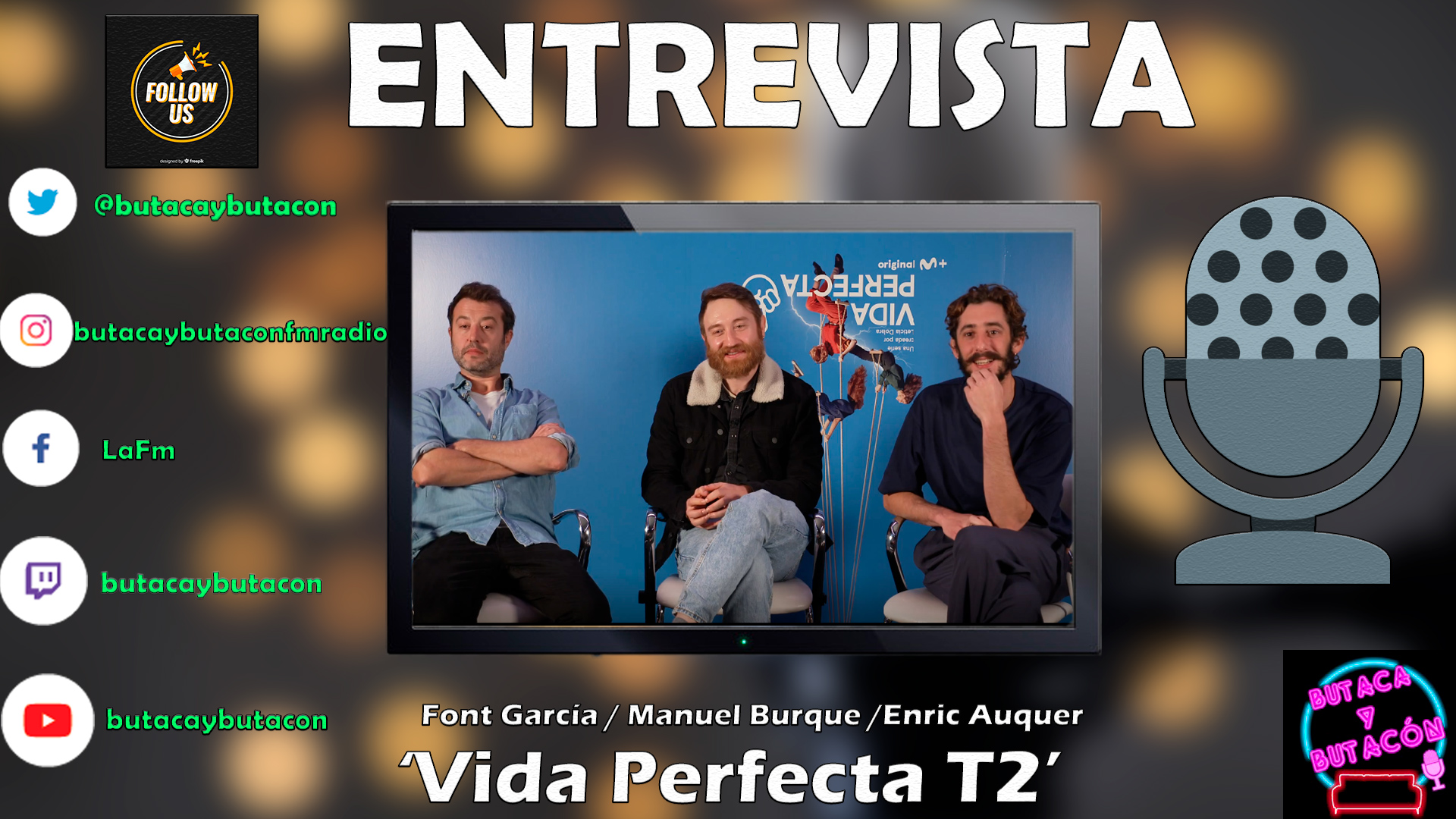 Font García, Enric Auquer y Manuel Burque nos hablan de 'Vida Perfecta T2'