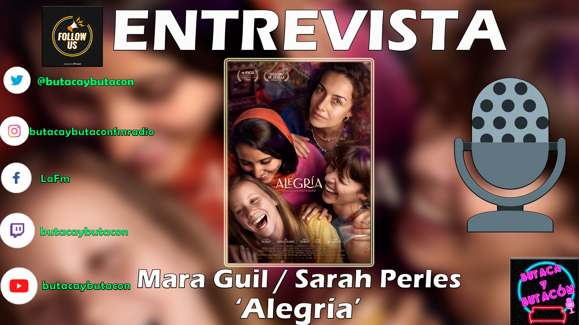Mara Guil y Sarah Perles, destellos de las sonrisas de 'Alegría'