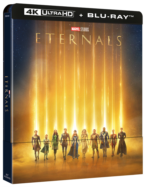 'Eternals', 9 de febrero en Steelbook UHD + Bluray, Blu-ray y DVD