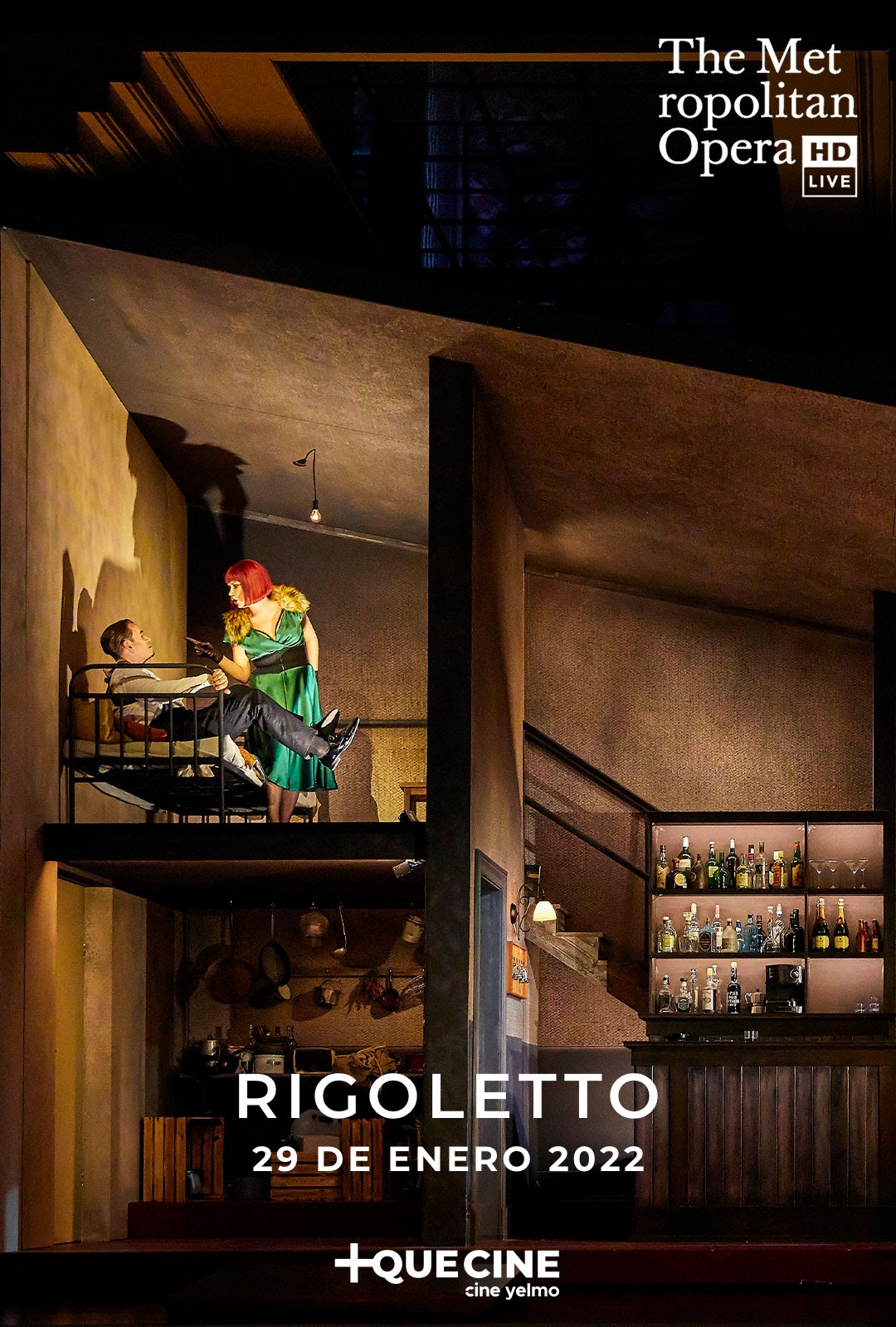 Cine Yelmo proyecta en exclusiva una nueva versión de la ópera Rigoletto de Verdi desde el MET de Nueva York