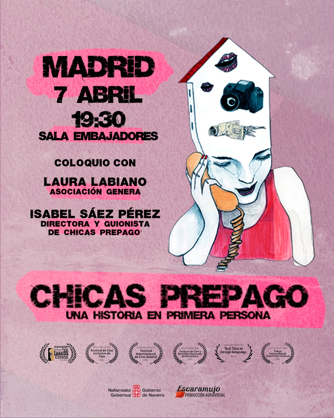 El cortometraje 'Chicas Prepago' se estrena en Madrid
