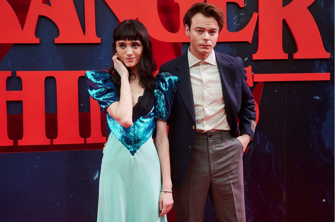 Natalia Dyer y Charlie Heaton la cuarta temporada de 'Stranger Things' en Madrid