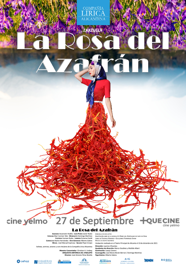 CINE YELMO retoma la programación de ZARZUELA con la popular 'LA ROSA DEL AZAFRÁN'