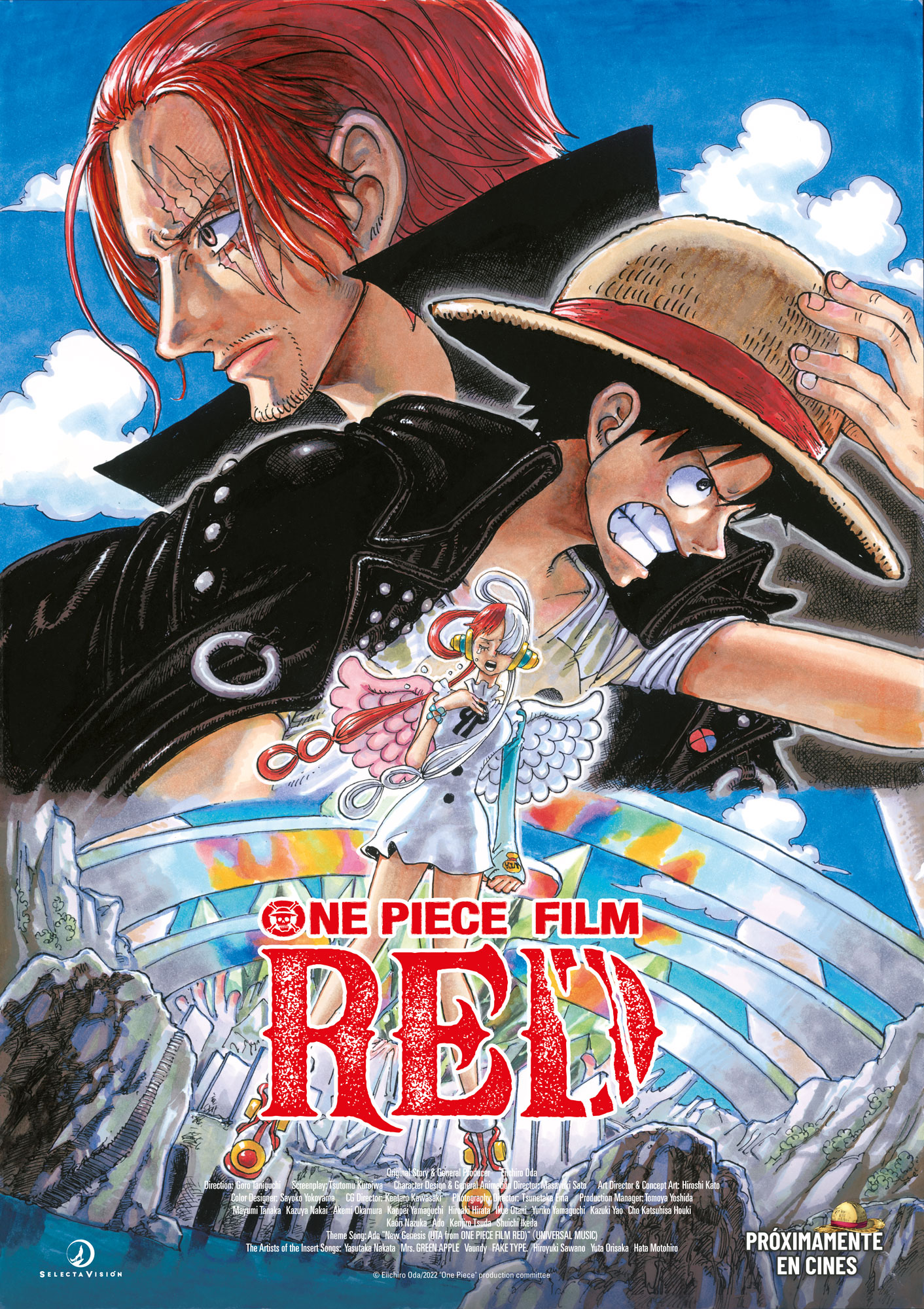 'One Piece Film Red' se estrenará en los cines españoles este mismo año