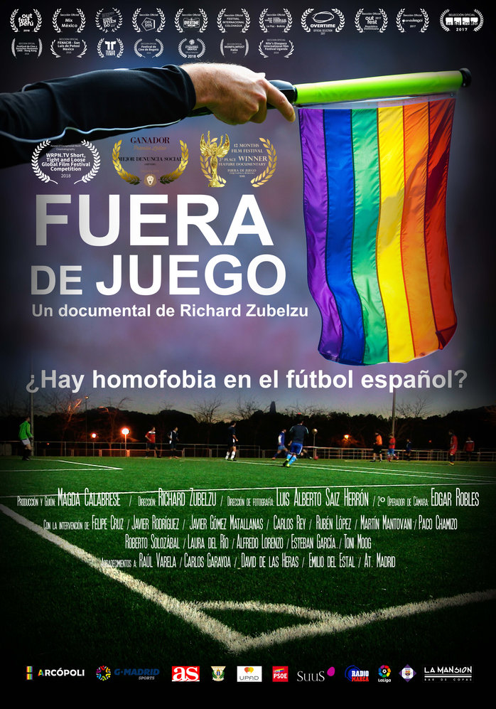 El documental 'Fuera de juego', de Richard Zubelzu, llega a Netflix el 1 de septiembre
