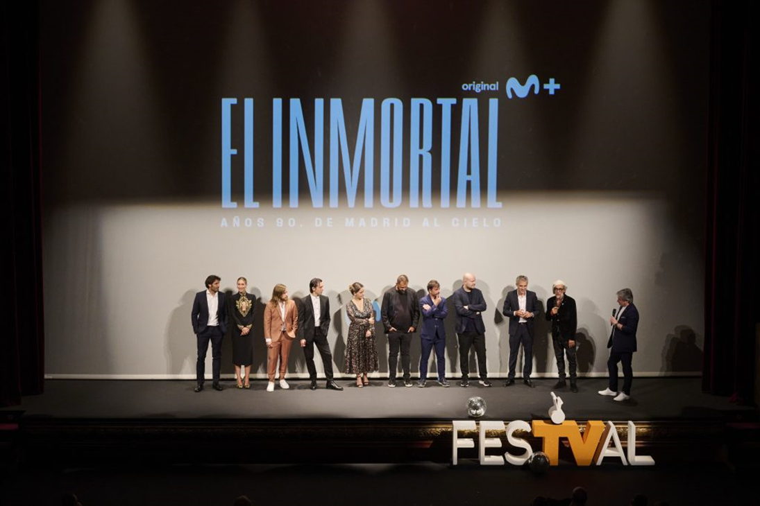 Así fue la première de 'El Inmortal', una serie original Movistar Plus+, en el FesTVal de Vitoria-Gasteiz