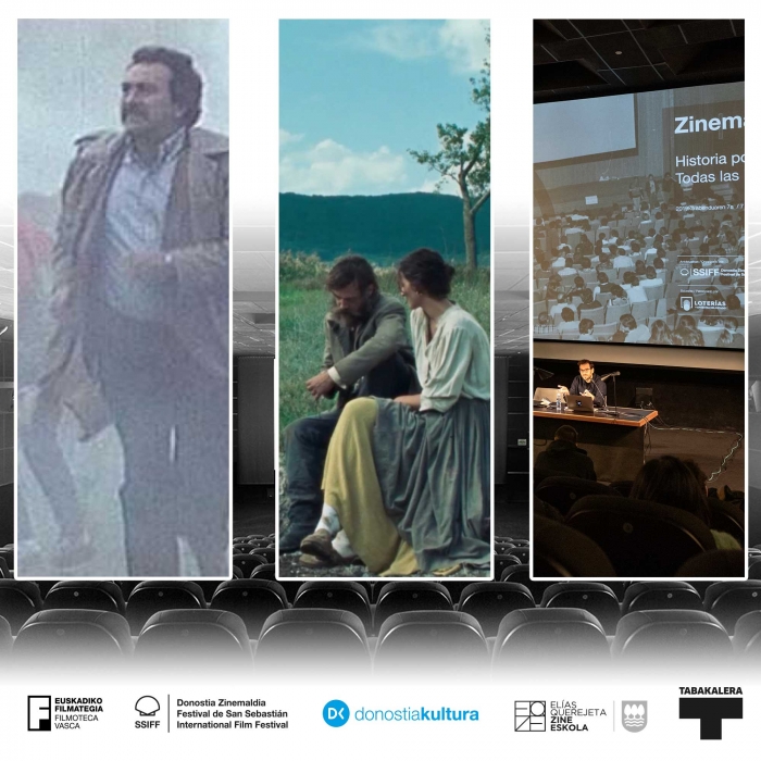 El cineasta Antxon Eceiza, la carta blanca de Paolo Moretti y la presentación de la nueva página web dedicada al archivo del Festival protagonizarán las tres últimas sesiones del año de Zinemaldia + Plus