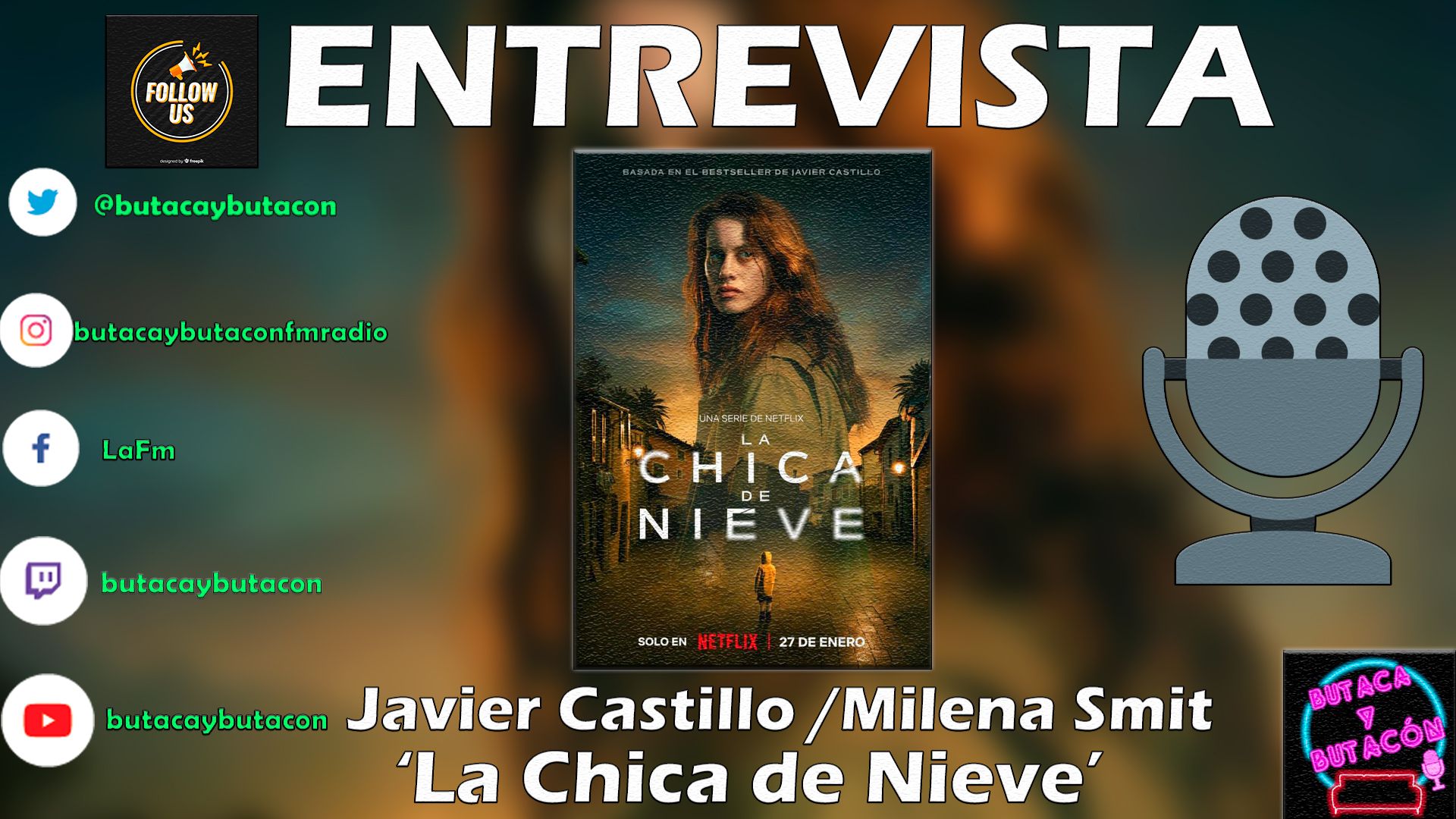 Javier Castillo y Milena Smit nos dan las claves de 'La Chica de Nieve'