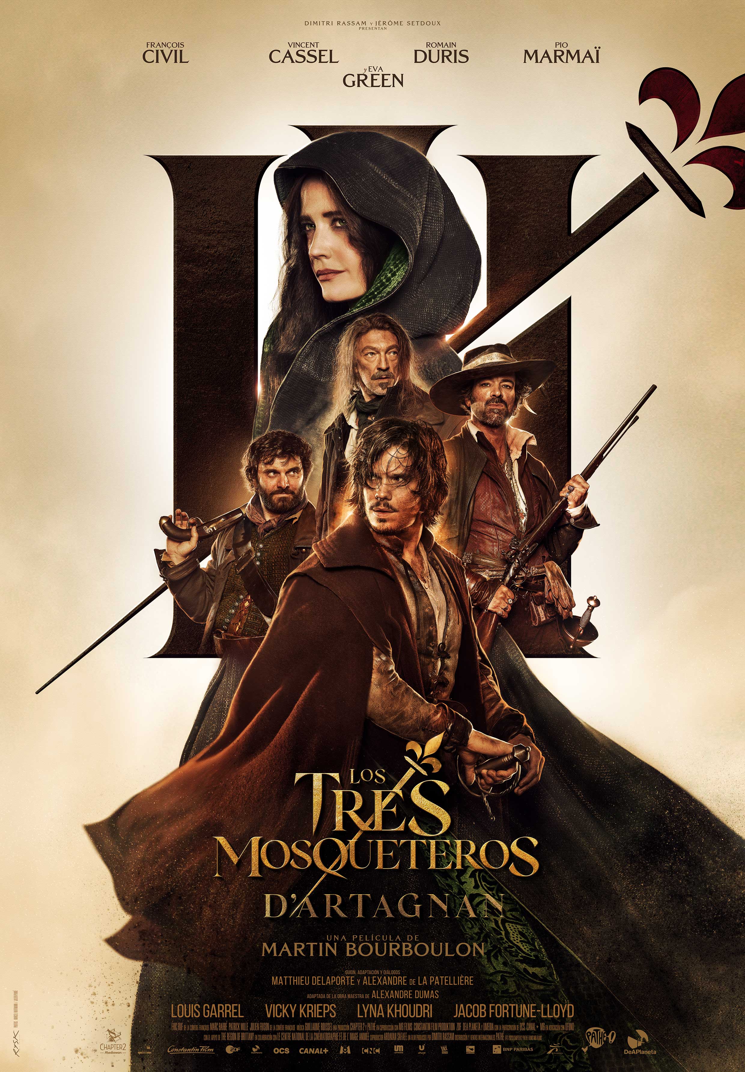 'Los Tres Mosqueteros: D’Artagnan' unen sus fuerzas en el tráiler