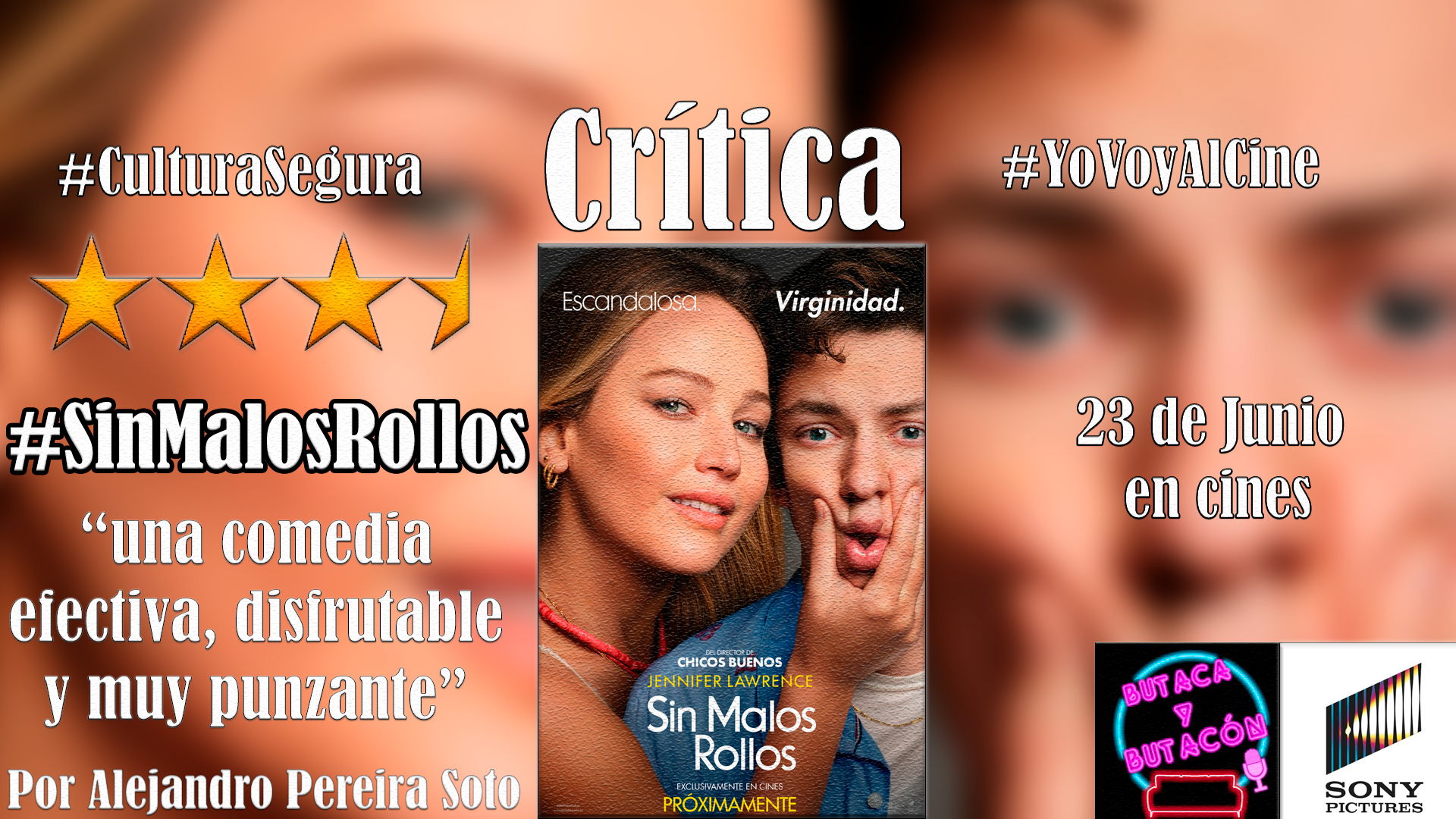 'Sin malos rollos': Jennifer Lawrence se divierte en su particular comedia romántica