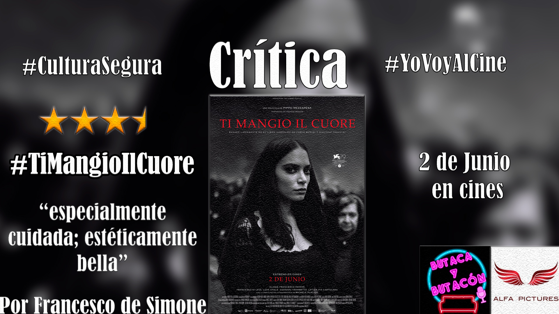 'Ti mangio il cuore': La mafia en blanco y negro