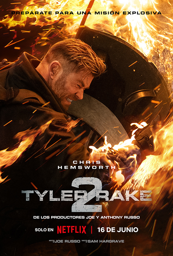 Chris Hemsworth regresa como Tyler Rake en 'Tyler Rake 2',  estreno el 16 de junio, solo en Netflix