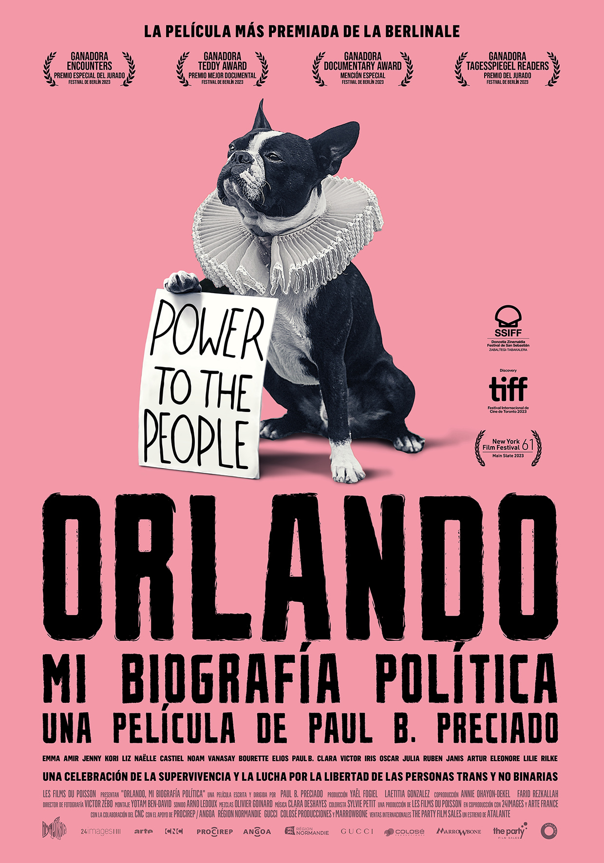 'ORLANDO, MI BIOGRAFÍA POLÍTICA', de Paul B. Preciado, tendrá su estreno nacional en el Festival de San Sebastián
