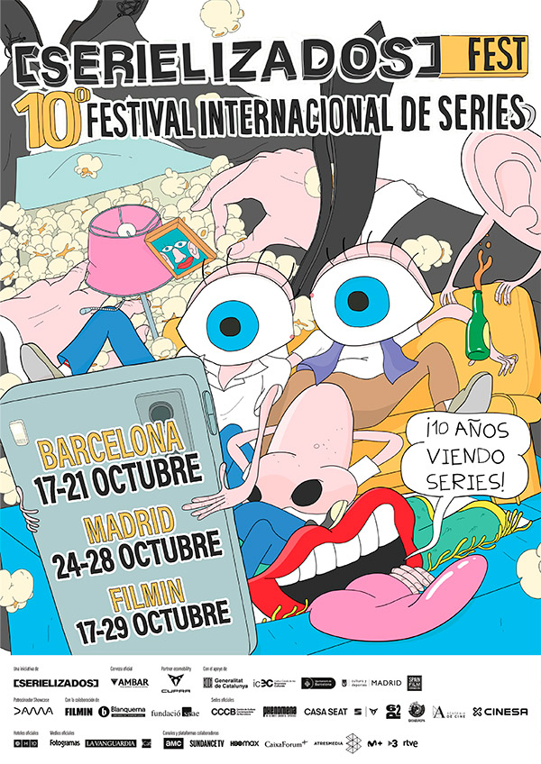 Serielizados Fest presenta la programación presencial de su 10a edición en Barcelona y en Madrid
