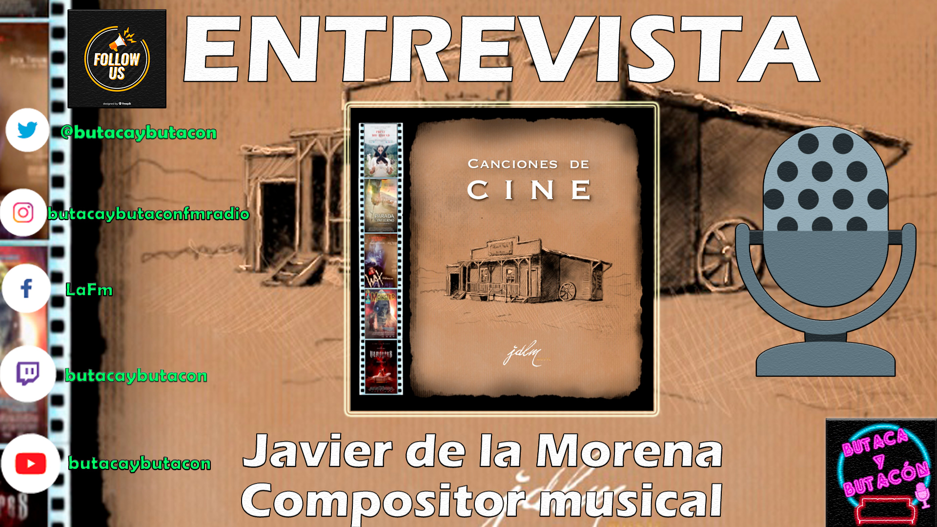 'Canciones de Cine', los acordes de amor por el séptimo arte de Javier de la Morena