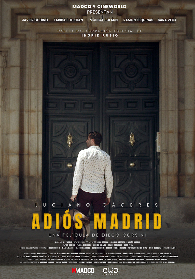 Finaliza el rodaje de 'Adiós Madrid', de Diego Corsini
