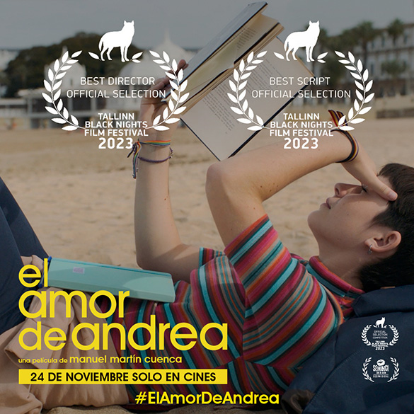 'El Amor de Andrea', de Manuel Martín Cuenca gana los premios al Mejor Director y al Mejor Guion en el Festival de Cine de Tallinn