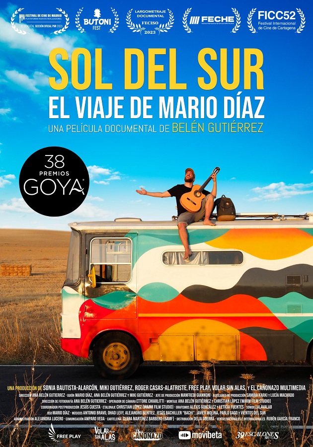 'Sol del Sur. El viaje de Mario Díaz', una road movie a través de la música y las emociones